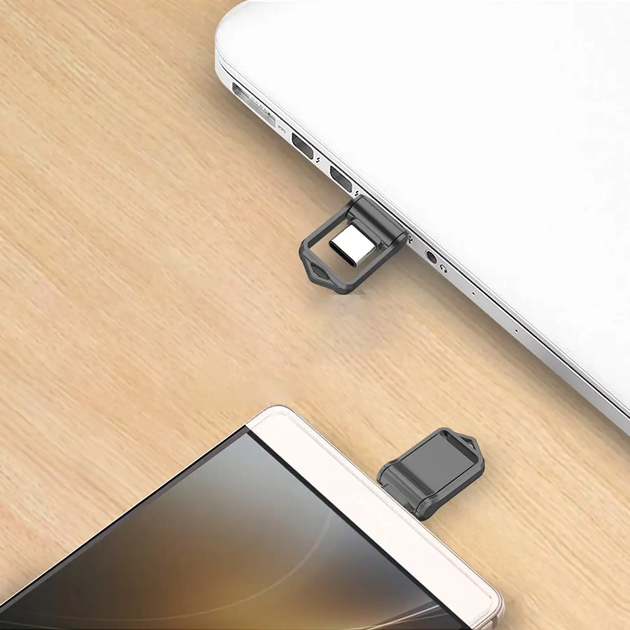 Флешка двостороння на 64GB, USB/Type-C/USB флешка для комп'ютера телефону (L) - зображення 5