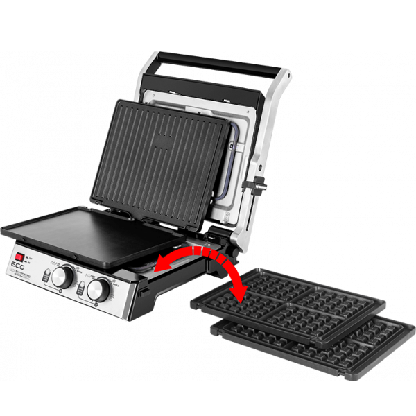 Гриль ecg kg 2033 Duo Grill & Waffle - изображение 10