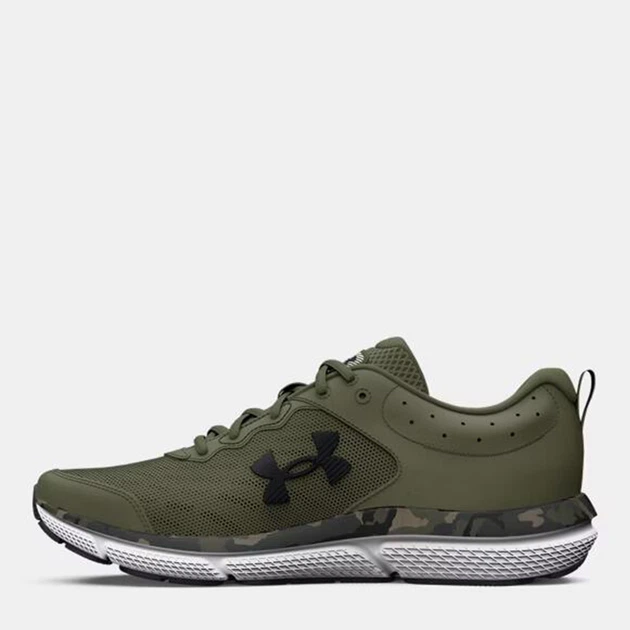 Мужские кроссовки для бега Under Armour Charged Assert 10 Camo 3027036-300 42.5 (9US) 27 см Зеленые (196883926329) - изображение 3