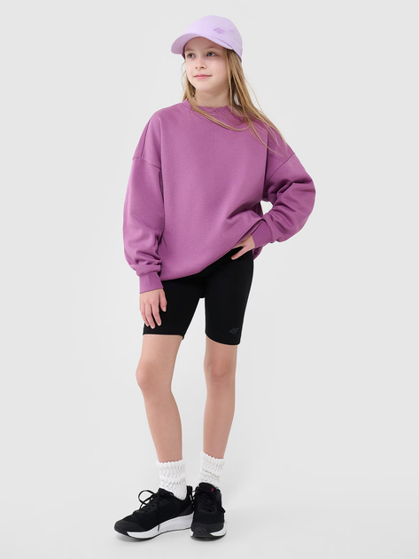 Kolarki młodzieżowe dziewczęce 4F 4FJWSS25TSTIF014-20S 158 cm Czarne (5905700425069) - obraz 6