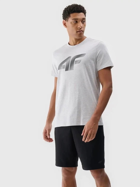 Spodenki męskie bawełniane 4F 4FWMM00TSHOM543-20S XL Czarne (5905700401568) - obraz 3