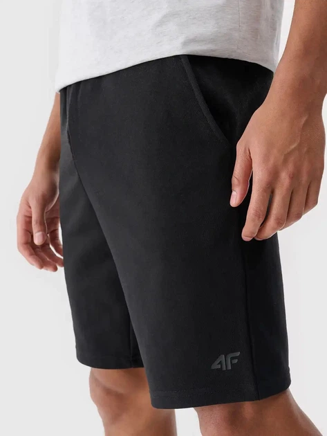 Spodenki męskie bawełniane 4F 4FWMM00TSHOM543-20S M Czarne (5905700401544) - obraz 5