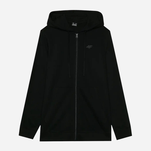 Толстовка на блискавці чоловіча 4F 4FWMM00TSWSM1768-20S XL Чорна (5905700342281) - зображення 5