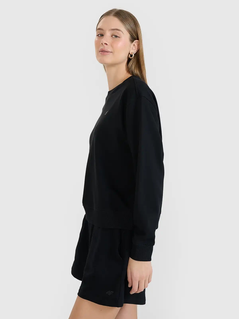 Світшот жіночий 4F 4FWMM00TSWSF1765-20S XL Чорний (5905700346852) - зображення 4