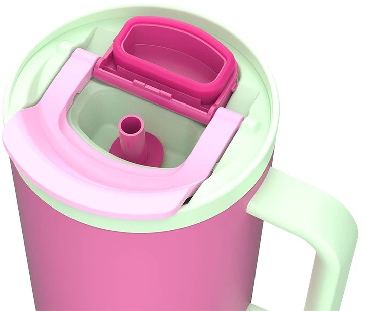 Термокружка Kambukka Rio Bubblegum Mint 11-08004 950 мл Рожева з м'ятним (5407005144336) - зображення 5