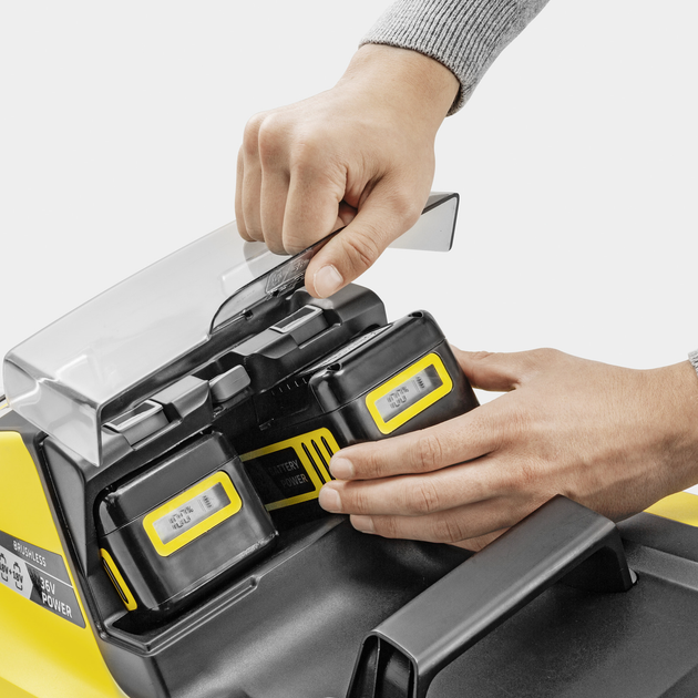 Газонокосилка аккумуляторная Karcher LMO 4-18 Dual Battery Set + Аккумулятор + Зарядное устройство (1.445-421.0) - изображение 2