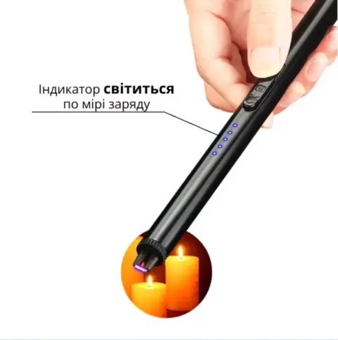 Інноваційна плазмова запальничка для газової плити з дисплеєм та USB зарядкою(sp9590)(WB) - Фото 5 Інноваційна плазмова запальничка для газової плити з дисплеєм та USB зарядкою(sp9590)(WB) - зображення 5