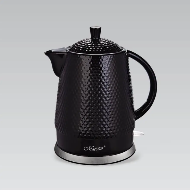 Электрочайник керамический Maestro 1.5л черный (MR-069-BLACK) 1500 Вт - Фото 4 Электрочайник керамический Maestro 1.5л черный (MR-069-BLACK) 1500 Вт - изображение 4