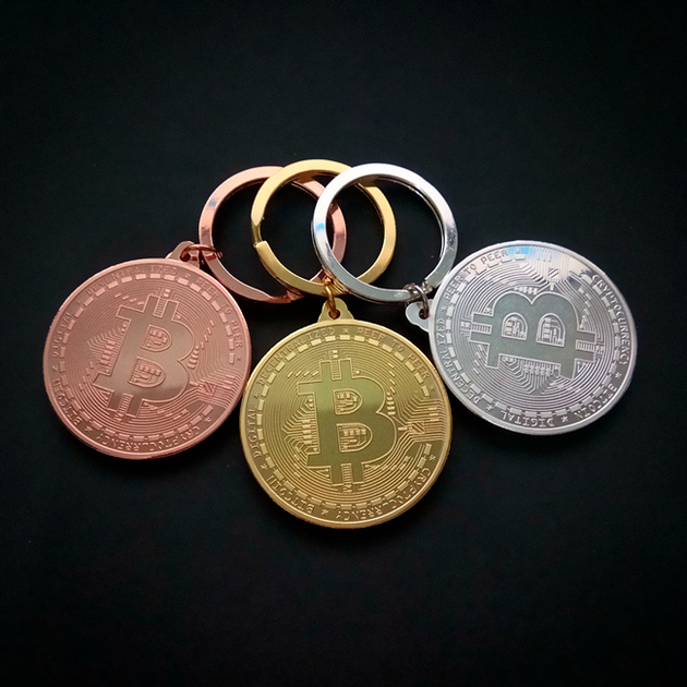 Монета-брелок «Bitcoin» Золотий - зображення 5