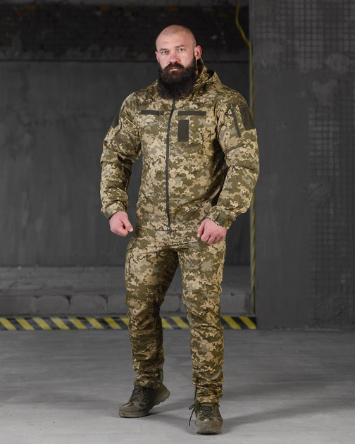 Тактичний костюм демісезонний ріп-стоп 2XL піксель (91032) - зображення 1