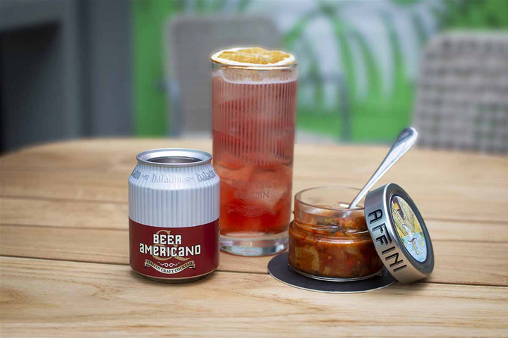 Упаковка напитка на пряно-ароматическом растительном сырье Baladin Beer Americano среднегазированный 7% 0.237 л х 24 шт (8032942290289) - изображение 4