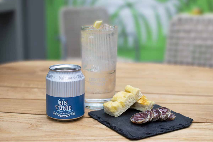 Упаковка напитка на пряно-ароматическом растительном сырье Baladin Gin Tonic среднегазированный 6.7% 0.237 л х 24 шт (8032942290364) - изображение 4