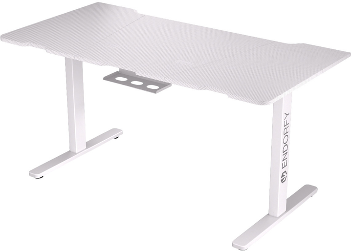 Biurko komputerowe Endorfy Atlas L Electric Onyx White (EY8E002) - obraz 4