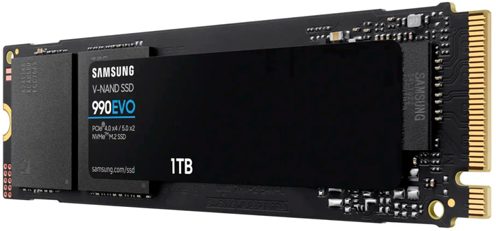 Dysk SSD Samsung 990 Evo Plus 1TB M.2 PCIe 4.0 x4/5.0 x2 NVMe 2.0 V-NAND TLC (MZ-V9S1T0BW) - obraz 2