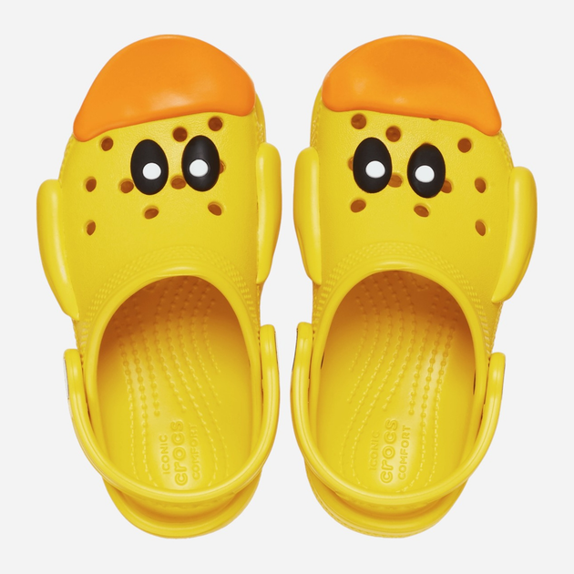 Chodaki chłopięce Crocs Classic I AM Rubber Ducky Clog 210017-75Y 27-28 (C10) Żółte (196265679461) - obraz 3