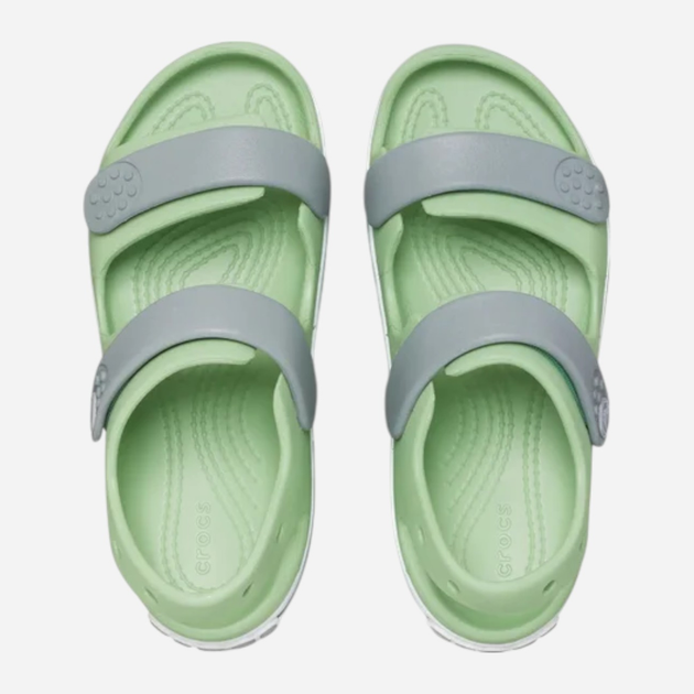Sandały chłopięce Crocs Crocband Cruiser Sandal T Kids 209423-3WD 30-31 (C13) Jasnozielone (196265603510) - obraz 6