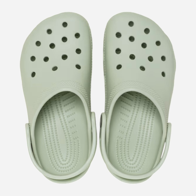Chodaki dziecięce dla dziewczynki Crocs Classic Clog 206990-3VS 27-28 (C10) Jasnoszare (196265548873) - obraz 4
