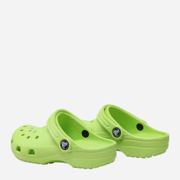 Дитячі крокси-сабо Crocs Classic Clog 206991-3UH 29-30 (C12) Салатові (196265216284) - зображення 4