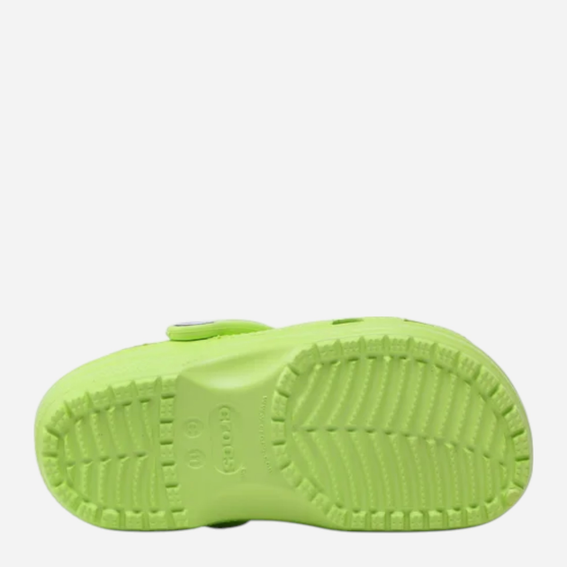 Дитячі крокси-сабо Crocs Classic Clog 206991-3UH 30-31 (C13) Салатові (196265216291) - зображення 6