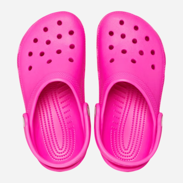 Chodaki dziecięce dla dziewczynki Crocs Classic Clog 206991-6UB 34-35 (J3) Jasnoróżowe (196265216598) - obraz 4