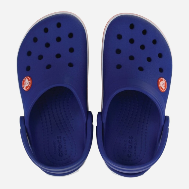 Chodaki chłopięce Crocs Crocband Clog CR207005-CEBL 25-26 (C9) Granatowe (191448738454) - obraz 4