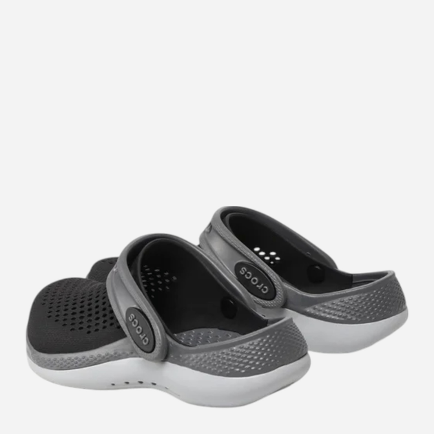 Chodaki chłopięce Crocs Literide 360 Clog K 207021-0DD 28-29 (C11) Czarne (191448917347) - obraz 4