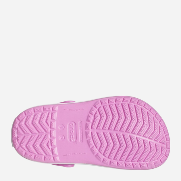 Дитячі крокси-сабо для дівчинки Crocs Crocband Clog CR207006-TAPK 32-33 (J1) Рожеві (191448917194) - зображення 5