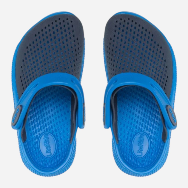Дитячі крокси-сабо для хлопчика Crocs Literide 360 Clog K 207021-4KB 33-34 (J2) Темно-сині (191448917569) - зображення 5