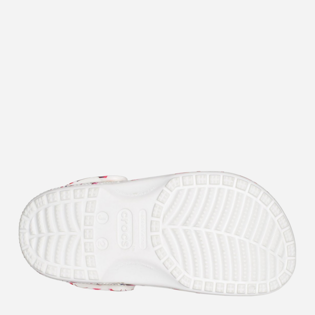 Chodaki dziecięce dla dziewczynki Crocs Classic Pool Party Clog CR207826-WHFO 29-30 (C12) Białe (191448992849) - obraz 6