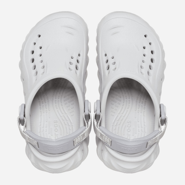 Chodaki chłopięce Crocs Echo Clog 208191-1FT 23-24 (C7) Szare (196265258505) - obraz 3