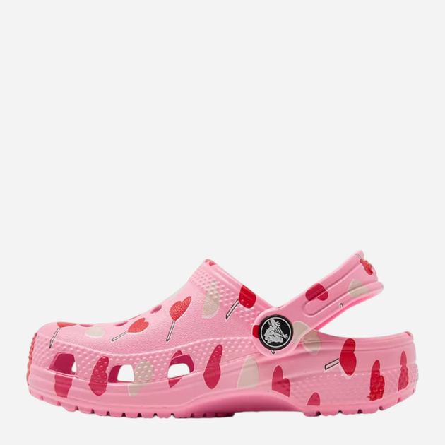 Дитячі крокси-сабо для дівчинки Crocs Graphic Classic Clog CR209755-6S0 27-28 (C10) Рожеві (196265556632) - зображення 3