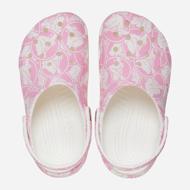 Chodaki dziecięce dla dziewczynki Crocs Classic Duke Print Clog 210008-6WY 27-28 (C10) Różowe (196265678778) - obraz 3