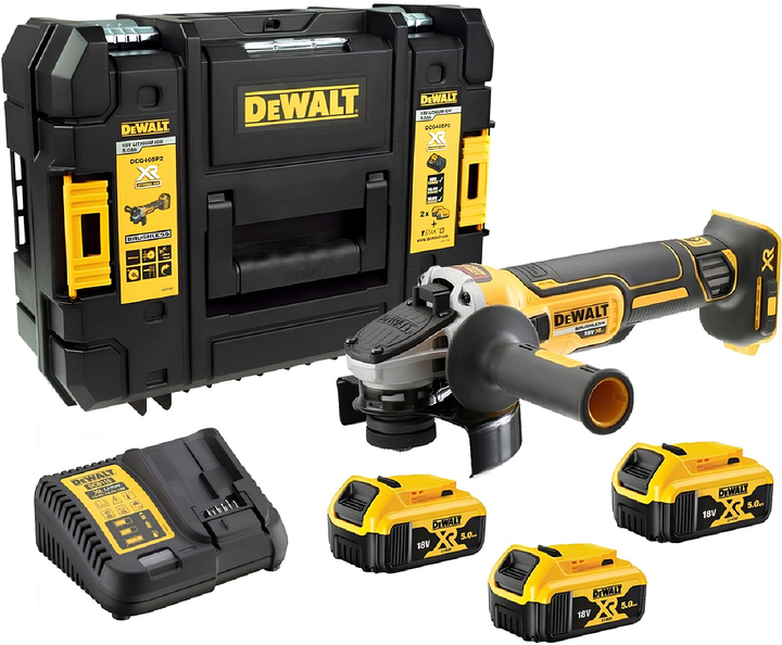 Szlifierka kątowa DeWalt DCG405P3-QW - obraz 1