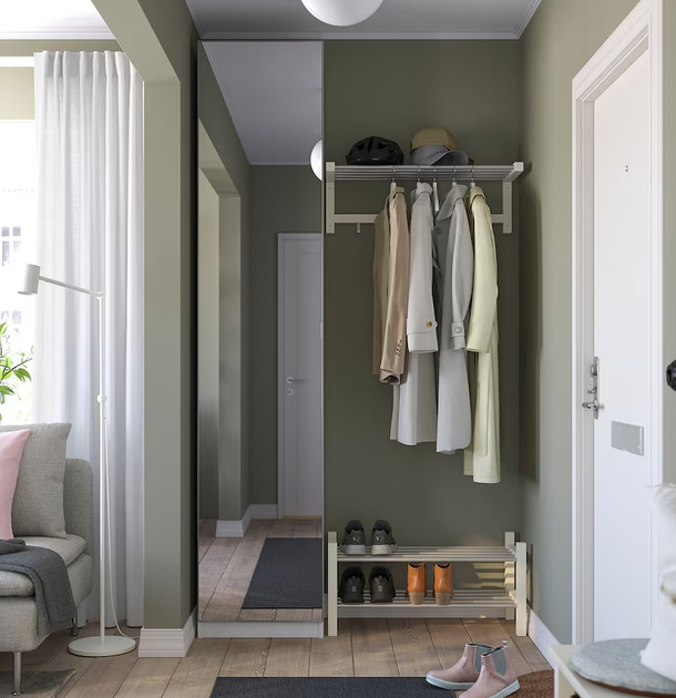 Гардеробна комбінація PAX/AHEIM IKEA 895.903.25 білий - Фото 2 Гардеробна комбінація PAX/AHEIM IKEA 895.903.25 білий - зображення 2