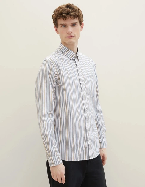Рубашка д/р Tom Tailor М0134357 (1040132) колір різнокольоровий L - зображення 2