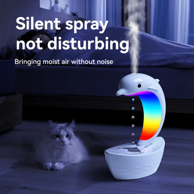 Ночник-увлажнитель воздуха с RGB подсветкой, антигравитационный - изображение 5