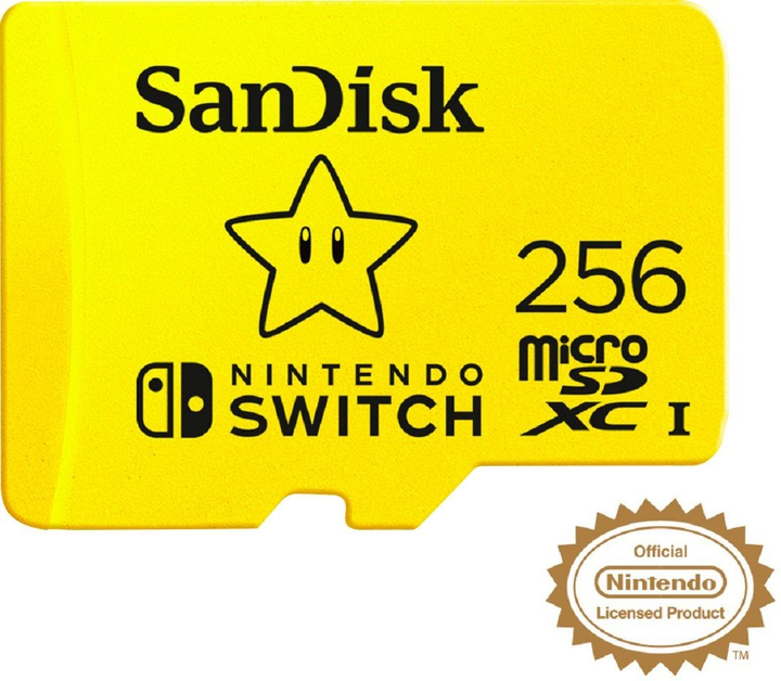 Карта памяти SanDisk 256 GB microSDXC for Nintendo Switch SDSQXAO-256G-GNCZN - изображение 3