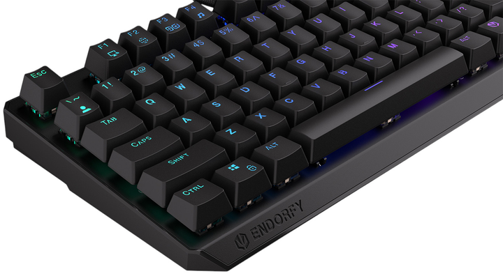 Клавіатура дротова Endorfy Thock TKL Kailh Blue USB Black (EY5A001) - зображення 10
