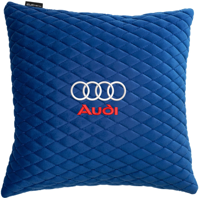 Подушка EVAtech 40 х 40 см Audi Блакитна з блакитною ниткою від Rozetka на платформі USKIDKA Акція на Подушка EVAtech 40 х 40 см Audi Блакитна з блакитною ниткою від Rozetka