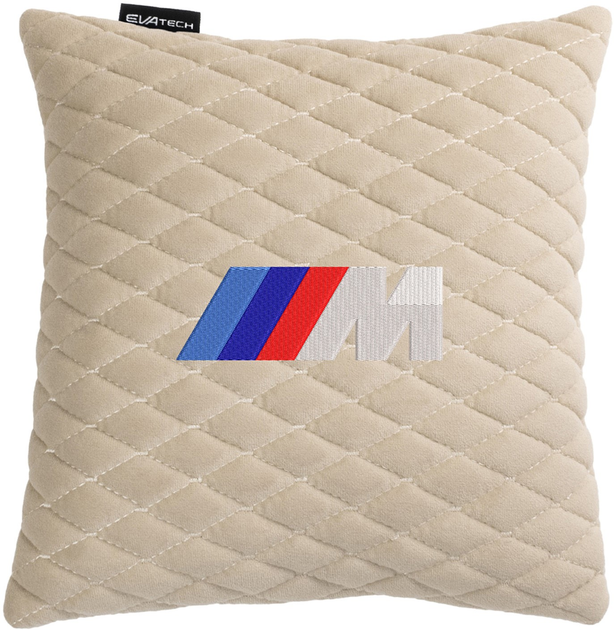 Подушка EVAtech 30 х 30 см BMW M Бежева з бежевою ниткою від Rozetka на платформі USKIDKA Акція на Подушка EVAtech 30 х 30 см BMW M Бежева з бежевою ниткою від Rozetka