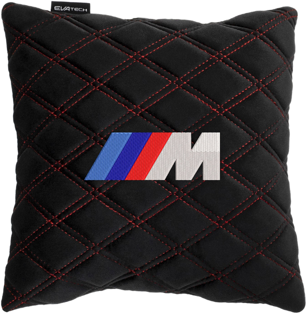 Подушка EVAtech 30 х 30 см BMW M Чорна з червоною ниткою від Rozetka на платформі USKIDKA Акція на Подушка EVAtech 30 х 30 см BMW M Чорна з червоною ниткою від Rozetka