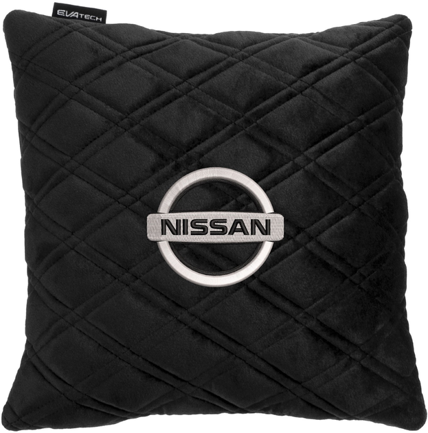 Подушка EVAtech 30 х 30 см Nissan Чорна з чорною ниткою від Rozetka на платформі USKIDKA Акція на Подушка EVAtech 30 х 30 см Nissan Чорна з чорною ниткою від Rozetka