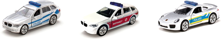 Zestaw pojazdów ratunkowych Siku Police and Rescue Vehicle Set 3 szt (4006874004959) - obraz 1