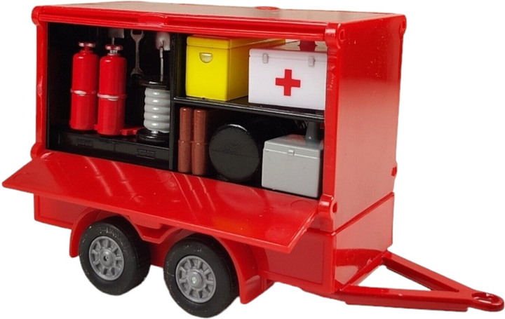 Pojazd Kids Globe Volkswagen T6 Straż pożarna z przyczepą (8713219488942) - obraz 3