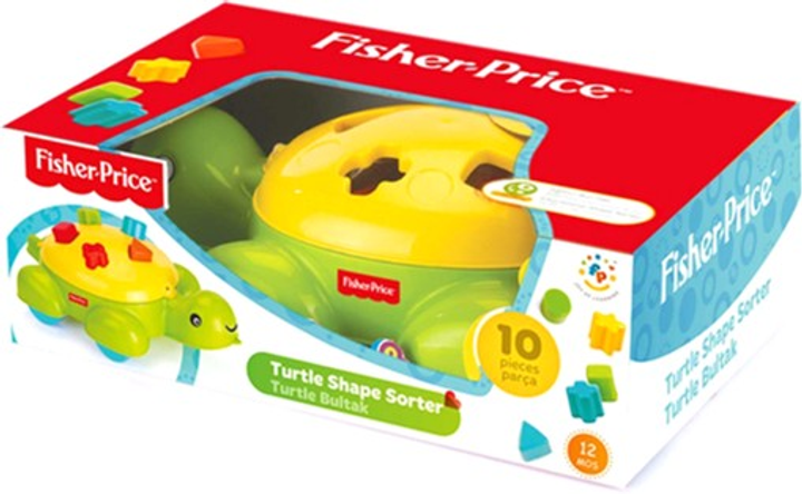 Іграшка для немовлят Fisher Price Turtle Shape Sorter (8690089018045) - зображення 2