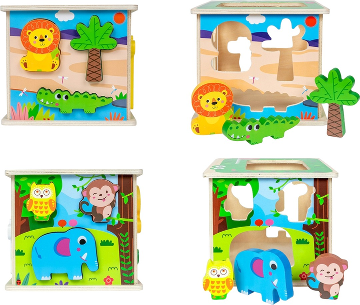 Kostka-sorter Smily Play Zoo (5905375849498) - obraz 3