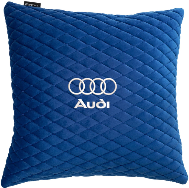 Подушка EVAtech 40 х 40 см Audi Блакитна з блакитною ниткою від Rozetka на платформі USKIDKA Акція на Подушка EVAtech 40 х 40 см Audi Блакитна з блакитною ниткою від Rozetka