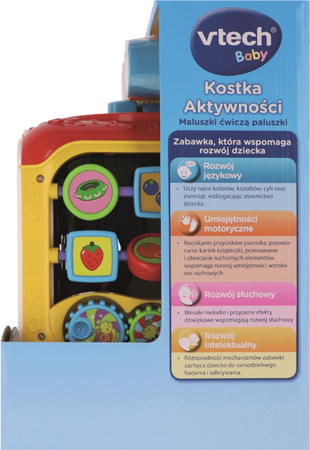 Zabawka edukacyjna VTech Baby Kostka Aktywności (5900511606775) - obraz 8