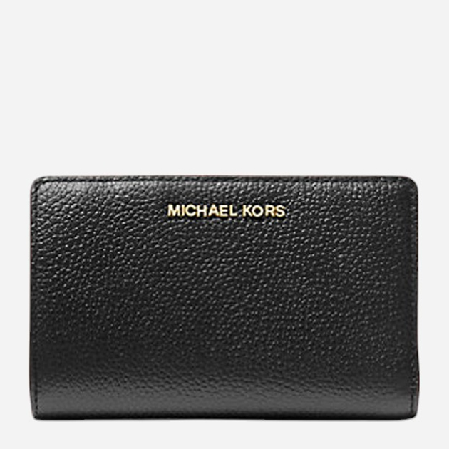Гаманець жіночий шкіряний для карток Michael Kors 32R4G8ED6L-001 Чорний (800070334464) - зображення 1
