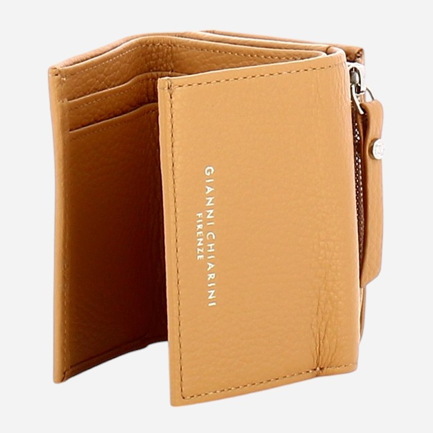 Гаманець жіночий шкіряний для карток Gianni Chiarini PF-W5065-GRN-0422 Коричневий (800070334543) - зображення 3